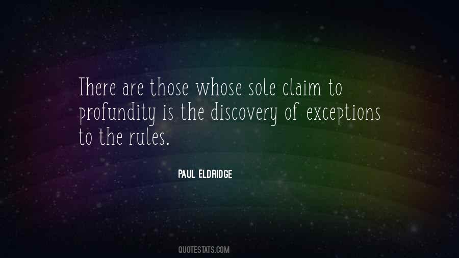 Paul Eldridge Quotes #571825