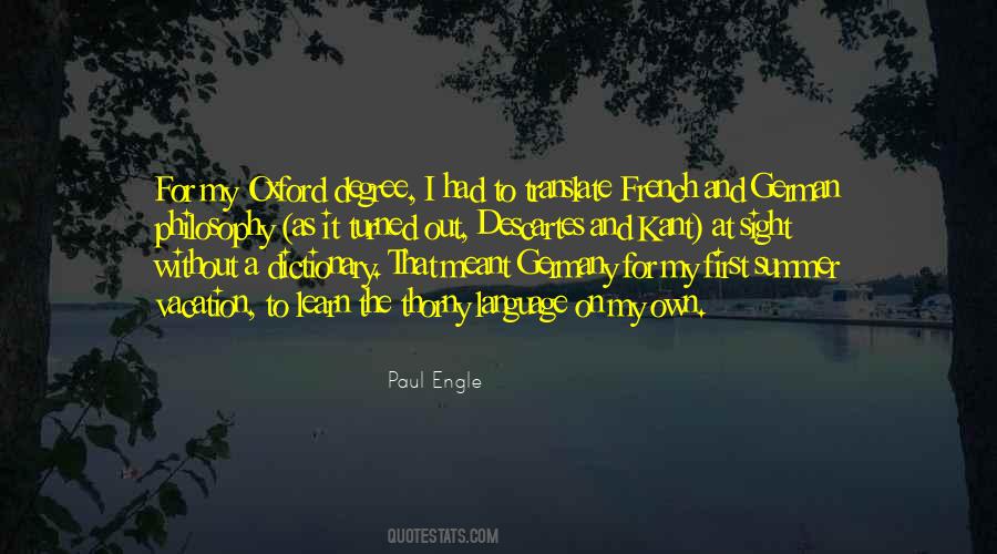 Paul Engle Quotes #378650