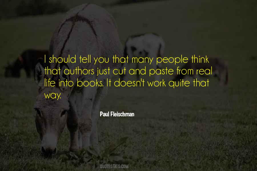 Paul Fleischman Quotes #831408