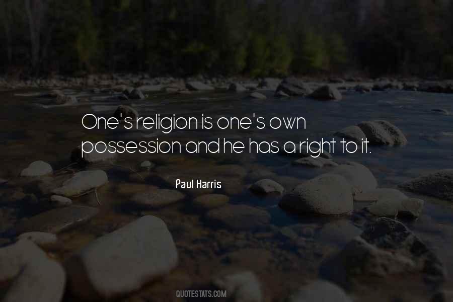 Paul Harris Quotes #1710030