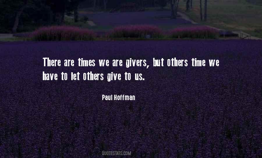 Paul Hoffman Quotes #138737