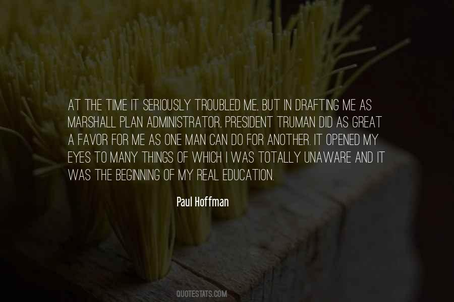 Paul Hoffman Quotes #1775051