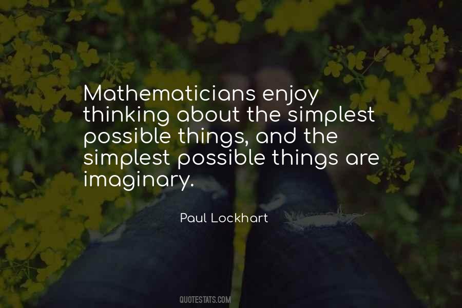 Paul Lockhart Quotes #1663484