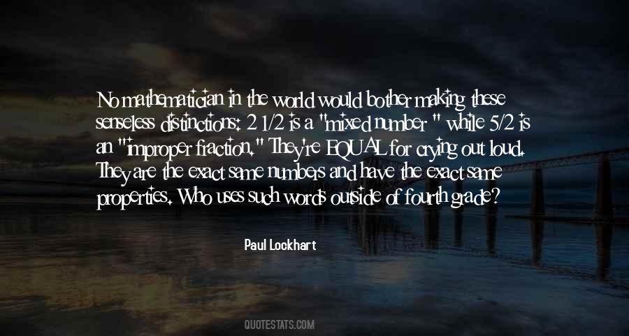 Paul Lockhart Quotes #563310