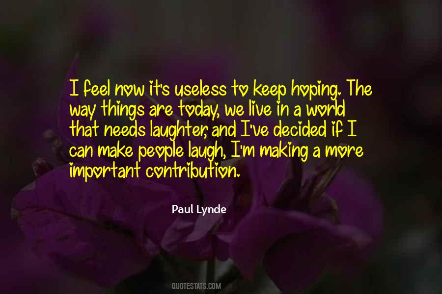 Paul Lynde Quotes #616365