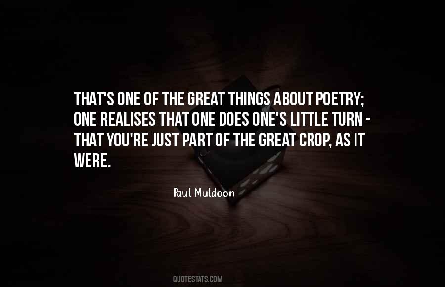 Paul Muldoon Quotes #1369870