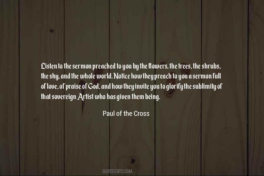 Paul Of The Cross Quotes #277985