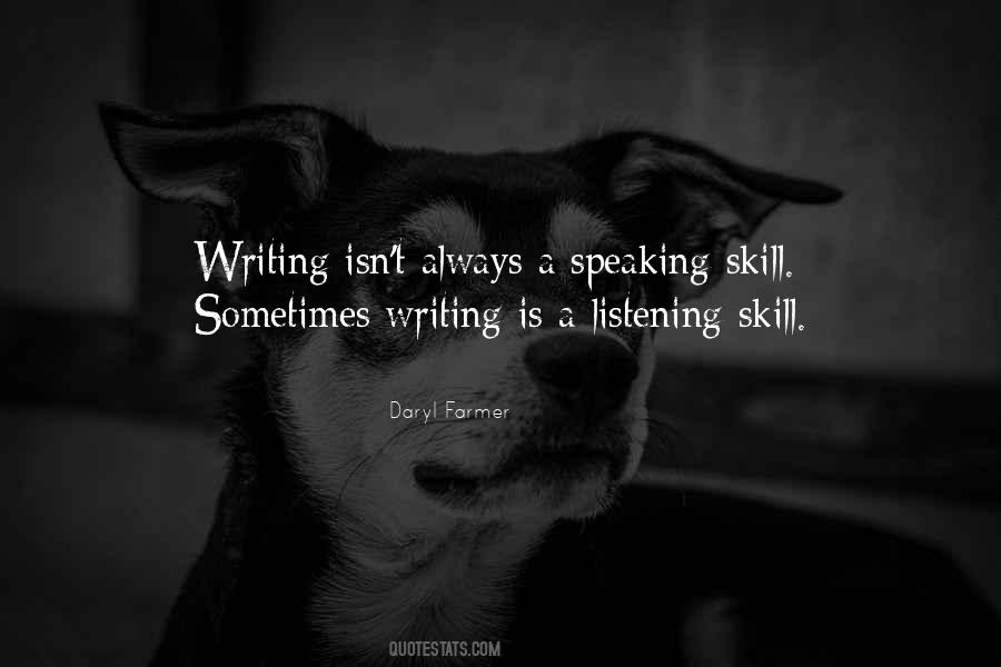 Quotes About Speaking Skill #1035441