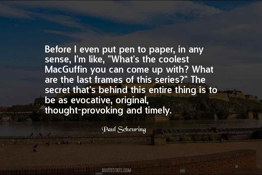 Paul Scheuring Quotes #229456