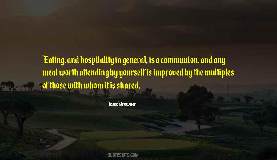 Quotes About Hospitality #1253293