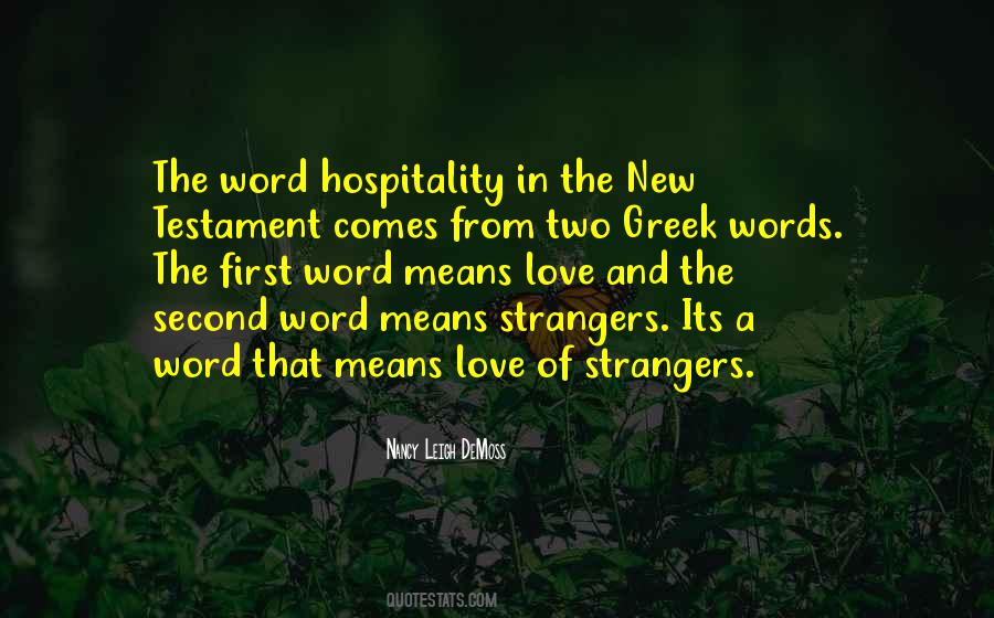 Quotes About Hospitality #1293021
