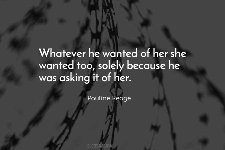 Pauline Reage Quotes #227658