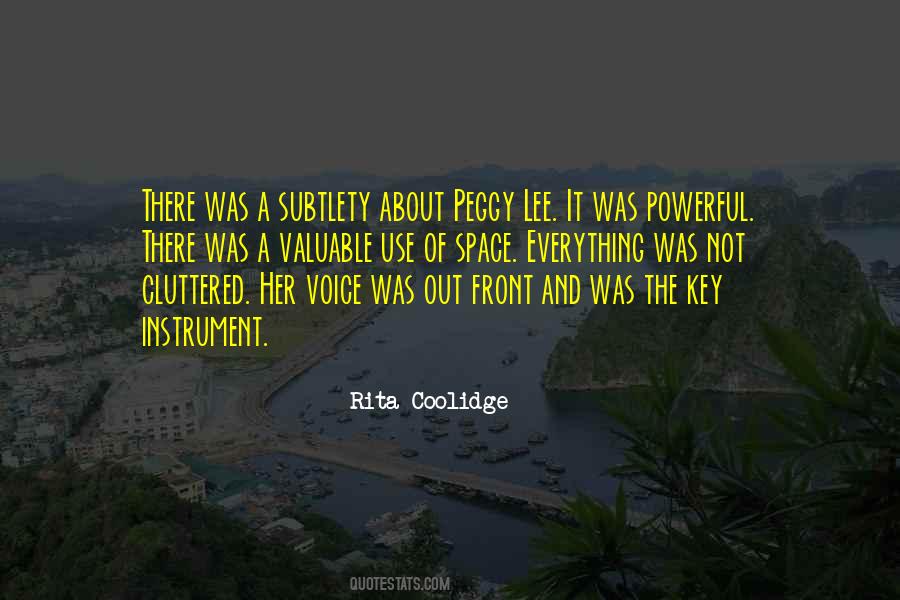 Peggy Lee Quotes #1803595