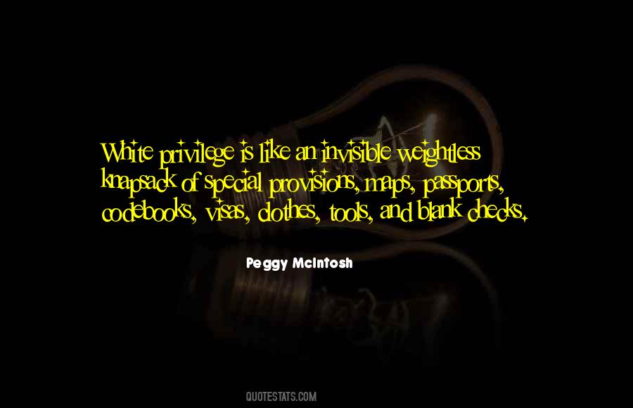 Peggy Mcintosh Quotes #1083223
