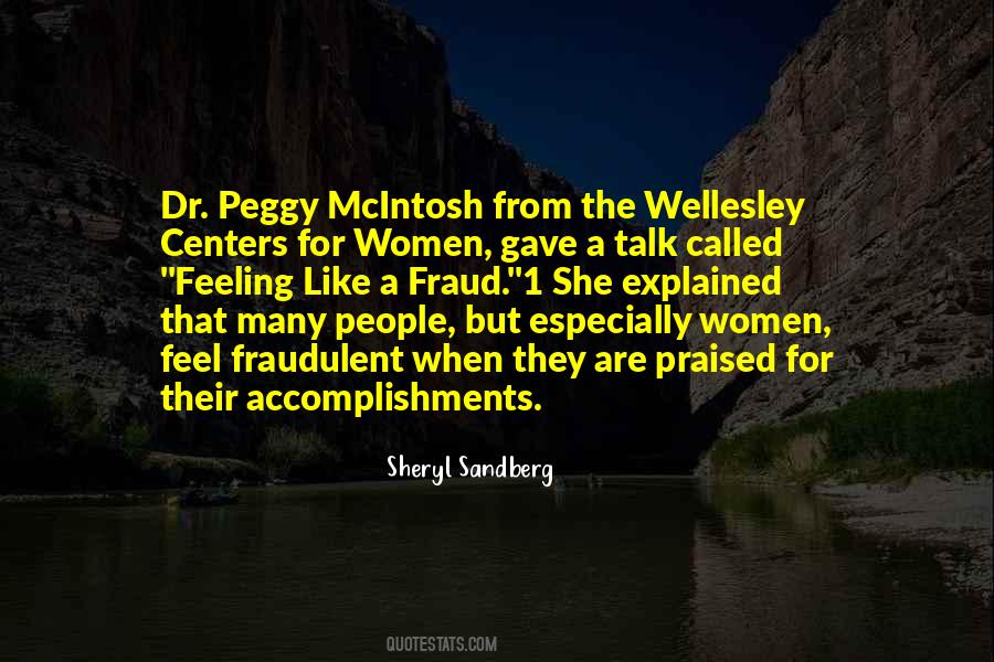 Peggy Mcintosh Quotes #44297