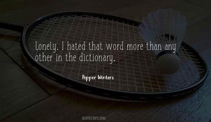 Pepper Winters Quotes #150915