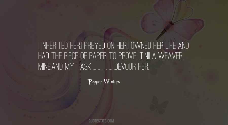 Pepper Winters Quotes #77975