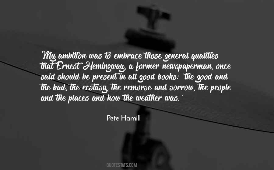 Pete Hamill Quotes #235993