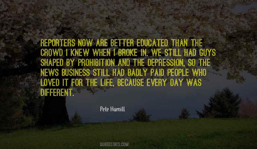 Pete Hamill Quotes #600122