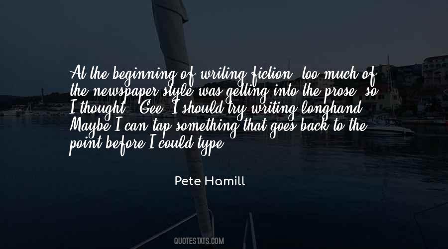 Pete Hamill Quotes #626257