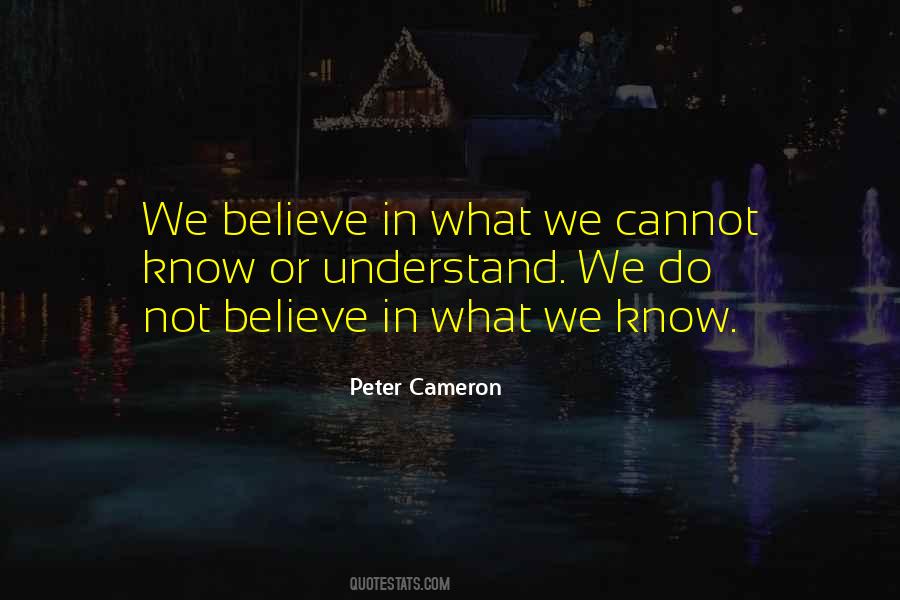 Peter Cameron Quotes #1809928