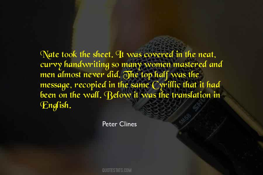 Peter Clines Quotes #868420