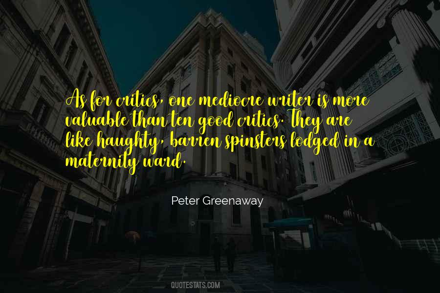 Peter Greenaway Quotes #765365
