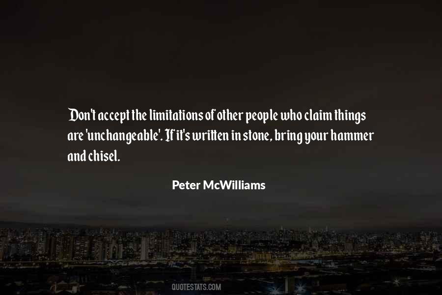 Peter Mcwilliams Quotes #225521