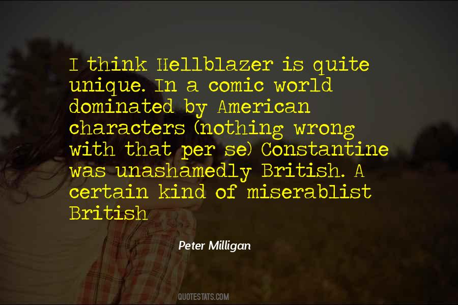 Peter Milligan Quotes #225008