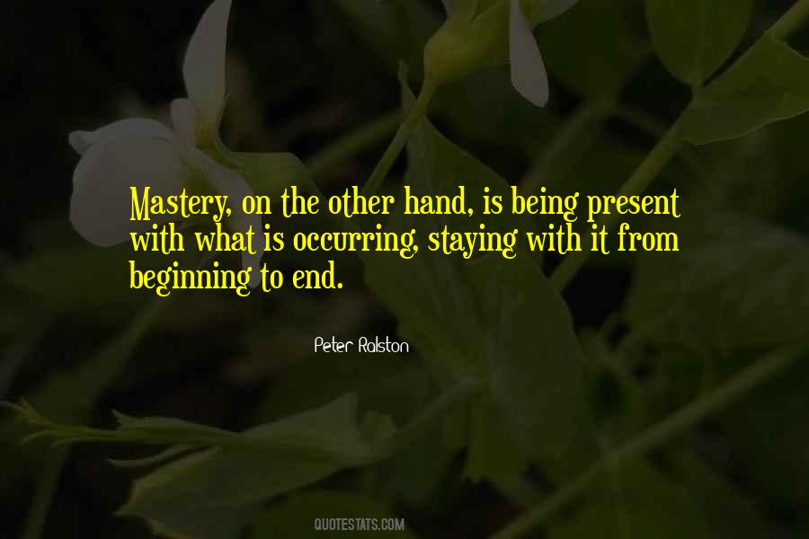 Peter Ralston Quotes #125925