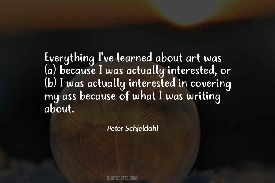 Peter Schjeldahl Quotes #748926