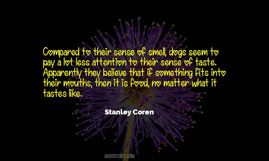 Quotes About Sense Of Smell #63179