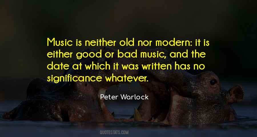 Peter Warlock Quotes #1639098