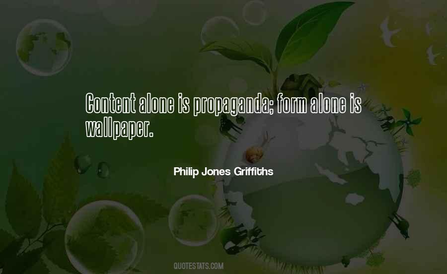 Philip Jones Griffiths Quotes #237483