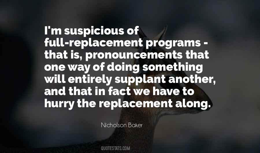 Quotes About Something Suspicious #86873