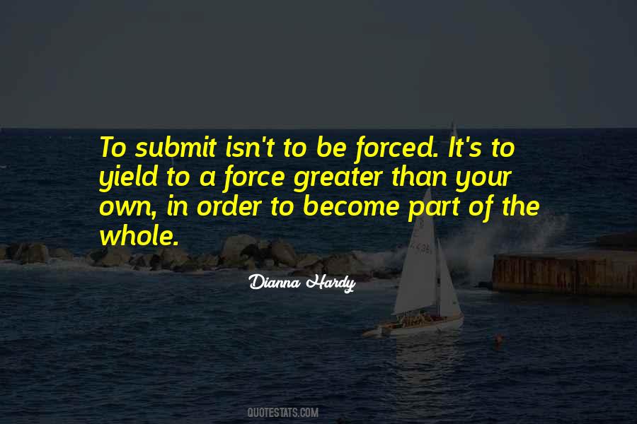 Quotes About Submitting #892497