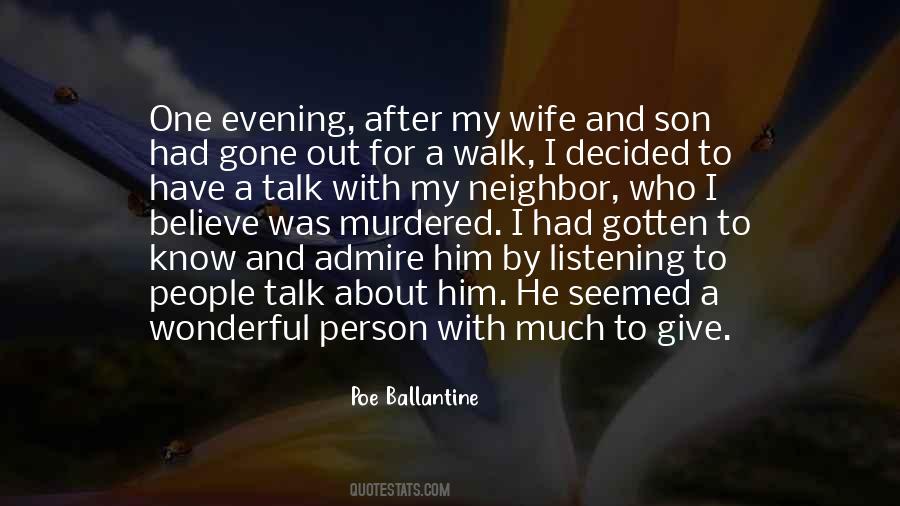 Poe Ballantine Quotes #197056