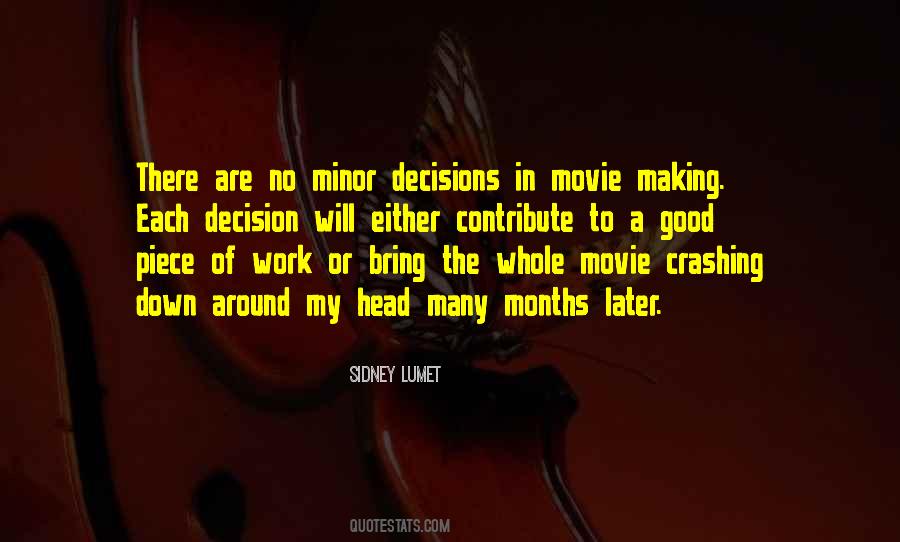 Quotes About Movie Making #1725055
