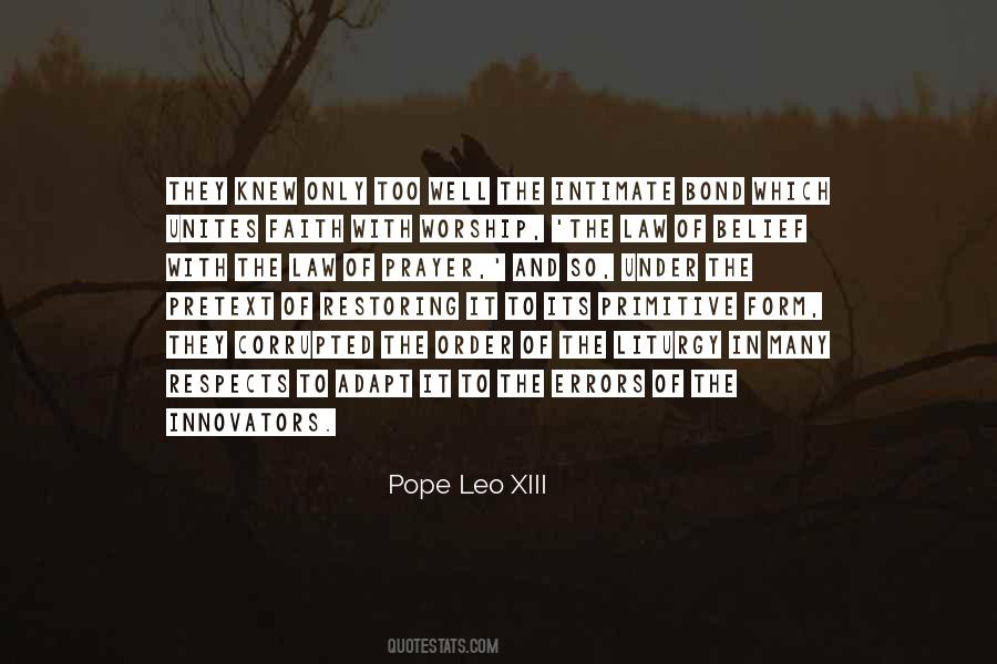 Pope Leo Xiii Quotes #353903