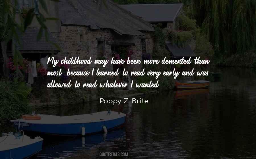 Poppy Z Brite Quotes #524554