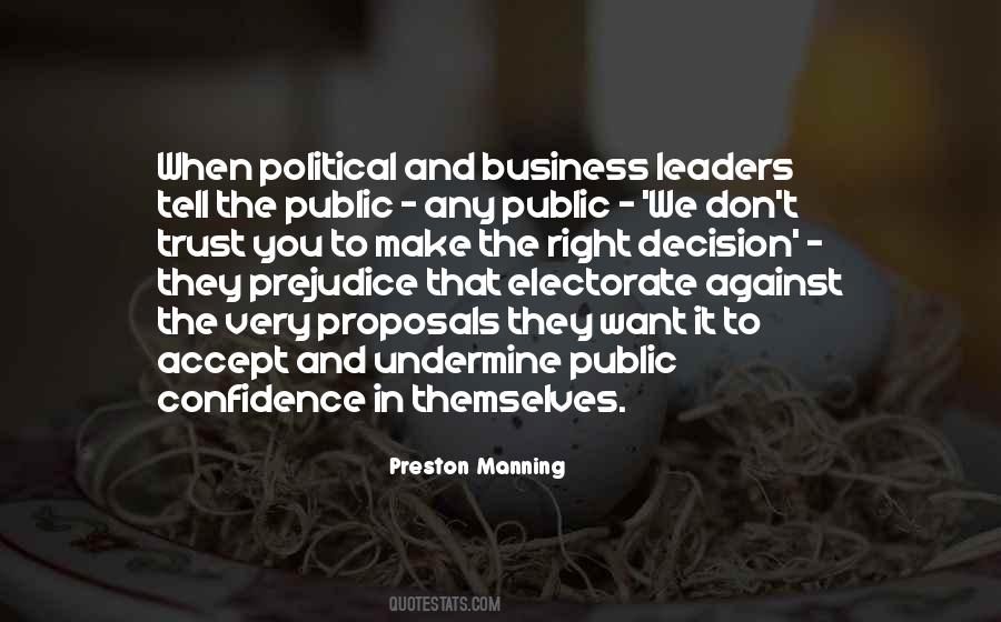 Preston Manning Quotes #1124476