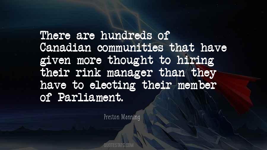 Preston Manning Quotes #171828