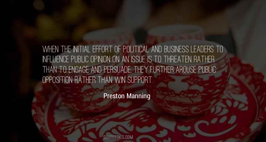Preston Manning Quotes #99394