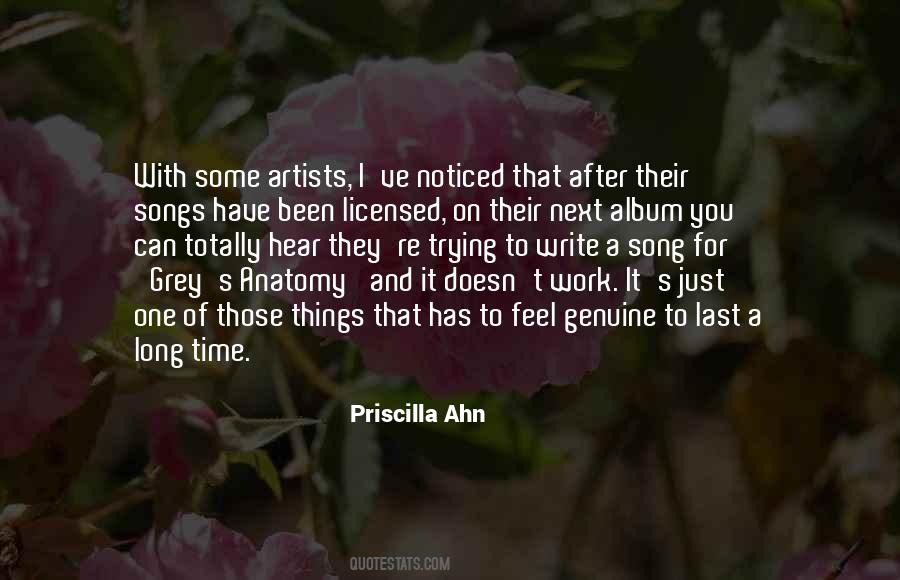 Priscilla Ahn Quotes #306635