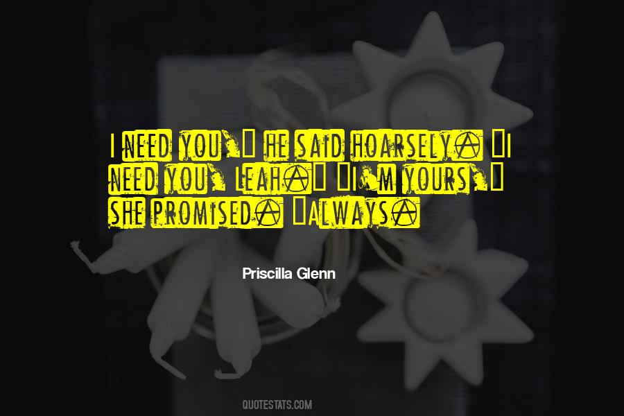 Priscilla Glenn Quotes #1791595