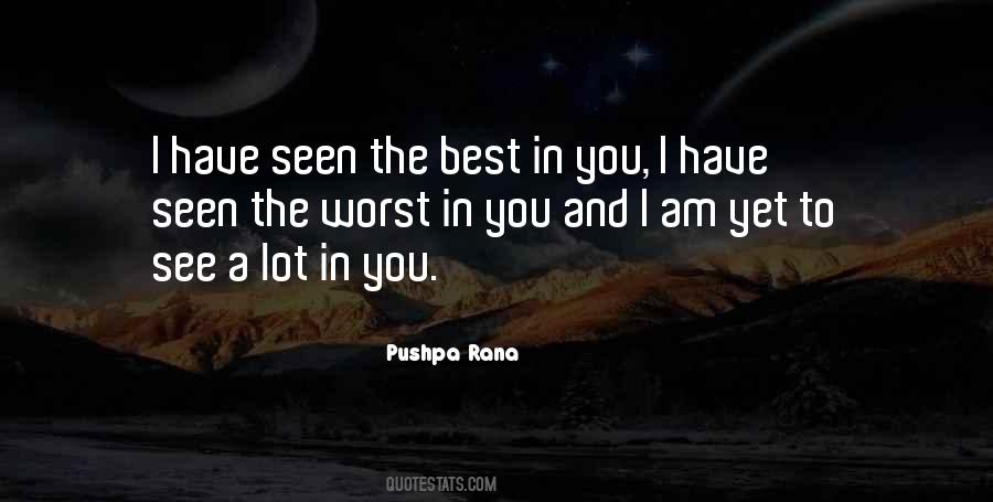 Pushpa Rana Quotes #1236293