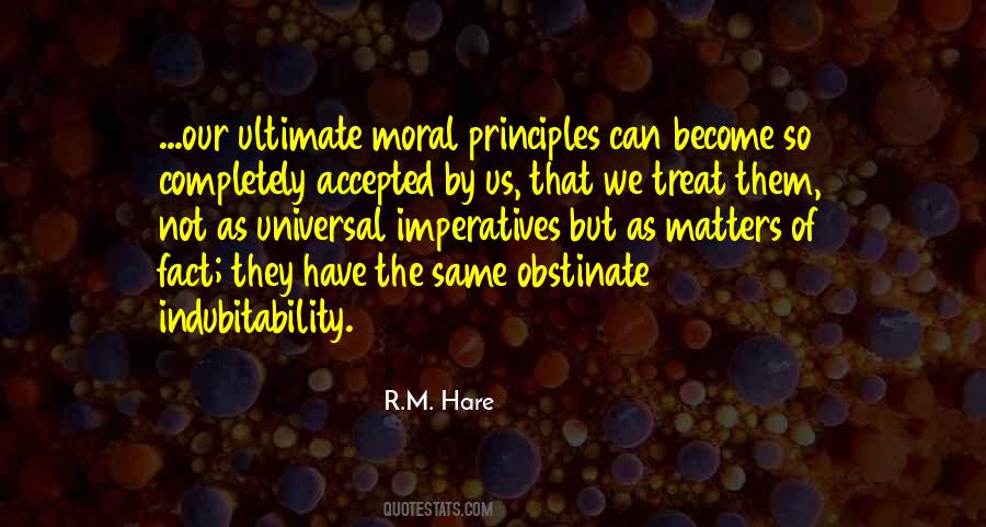 R M Hare Quotes #996514