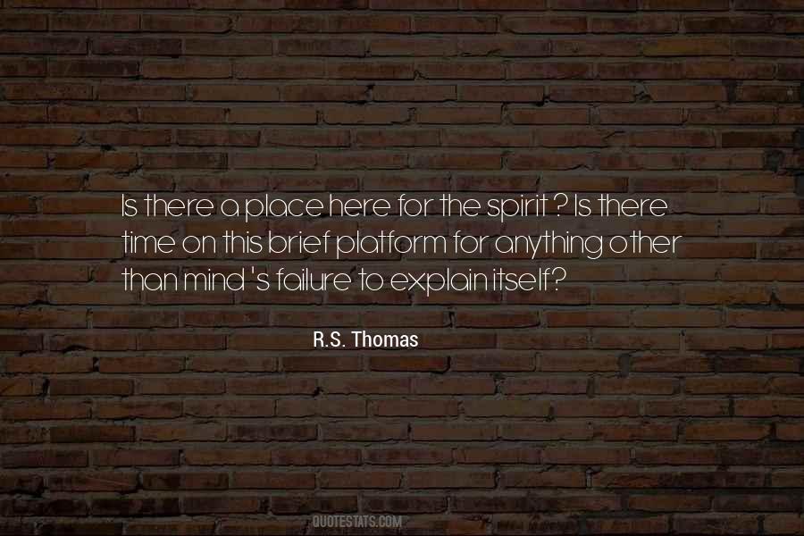 R S Thomas Quotes #902617