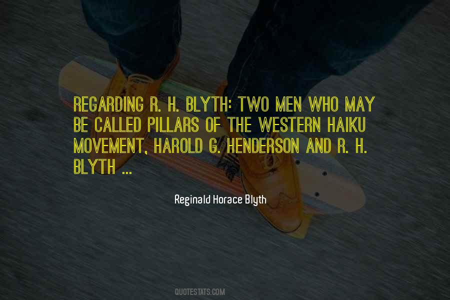 R. H. Blyth Quotes #1574362