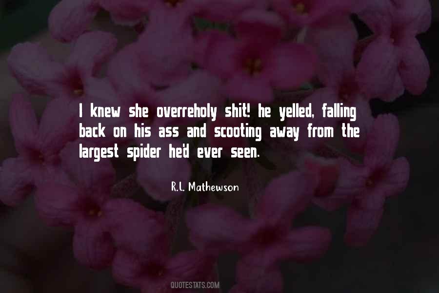 R.l Mathewson Quotes #1540482